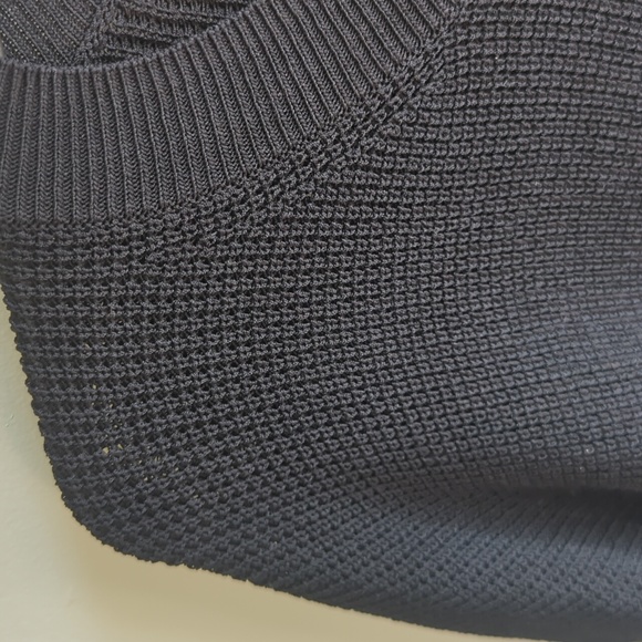 Wilfred / Aritzia. Livvie Crewneck Ribbed Sweater. Black. Size Medium. - Picture 9 of 12